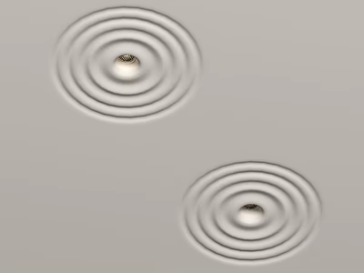 Modern Downlight Water Corrugated Downlight Spotlight 3d model