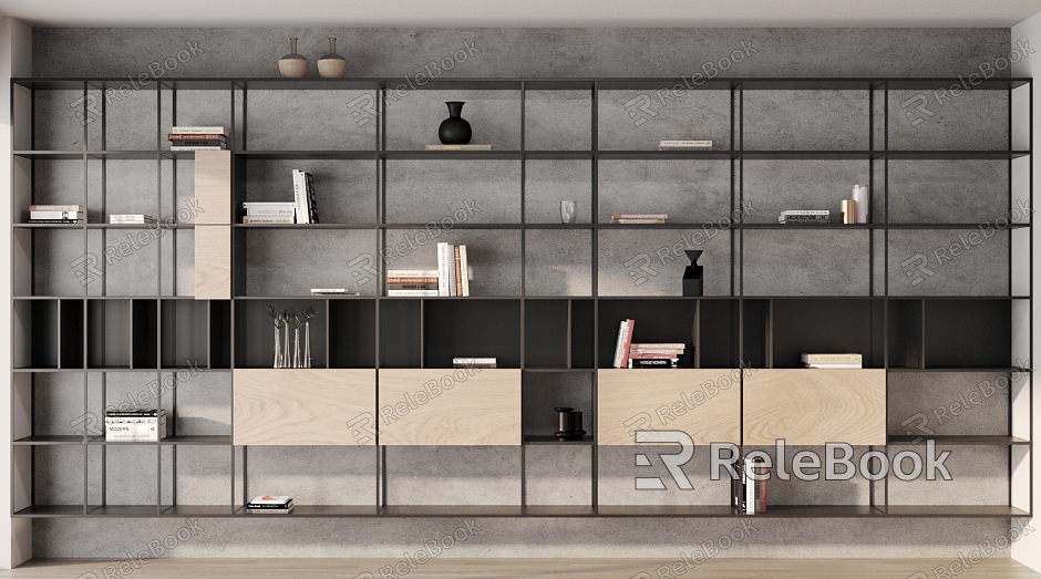 Modern Bookshelf model