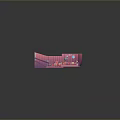 3D Pink Room Scenic Landscape With Ocean Elements Furniture And Decorations