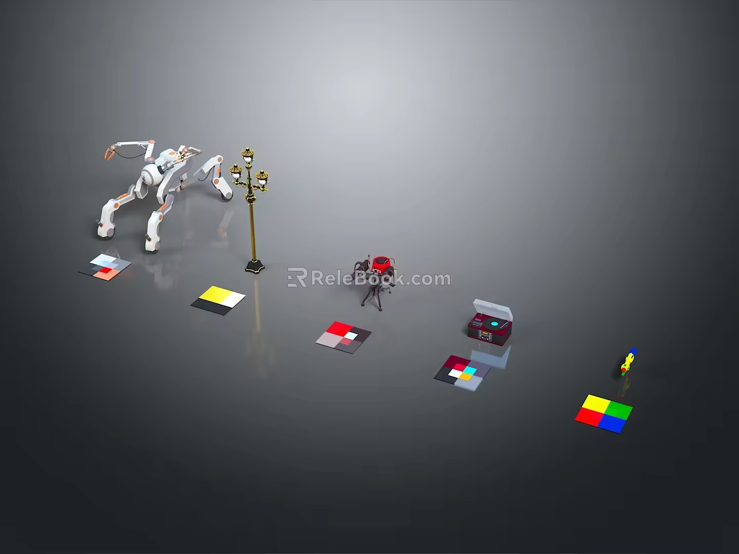 Modern robot spider robot mecha spider sci-fi spider 3d model