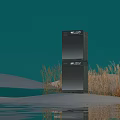 Modern Double Drum Washing Machine With Sleek Design In Natural Landscape Setting