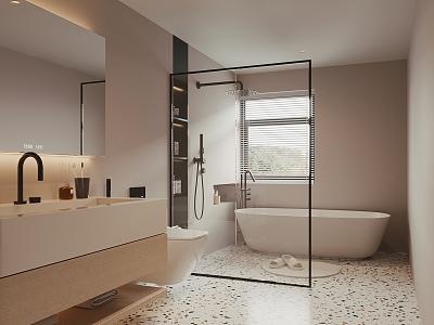 Modern toilet 3d model