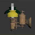 Modern Decorative Pendant Lights With Green Red Yellow Shades And Copper Bases