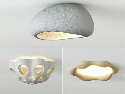 Quiet ceiling lamp 3d model