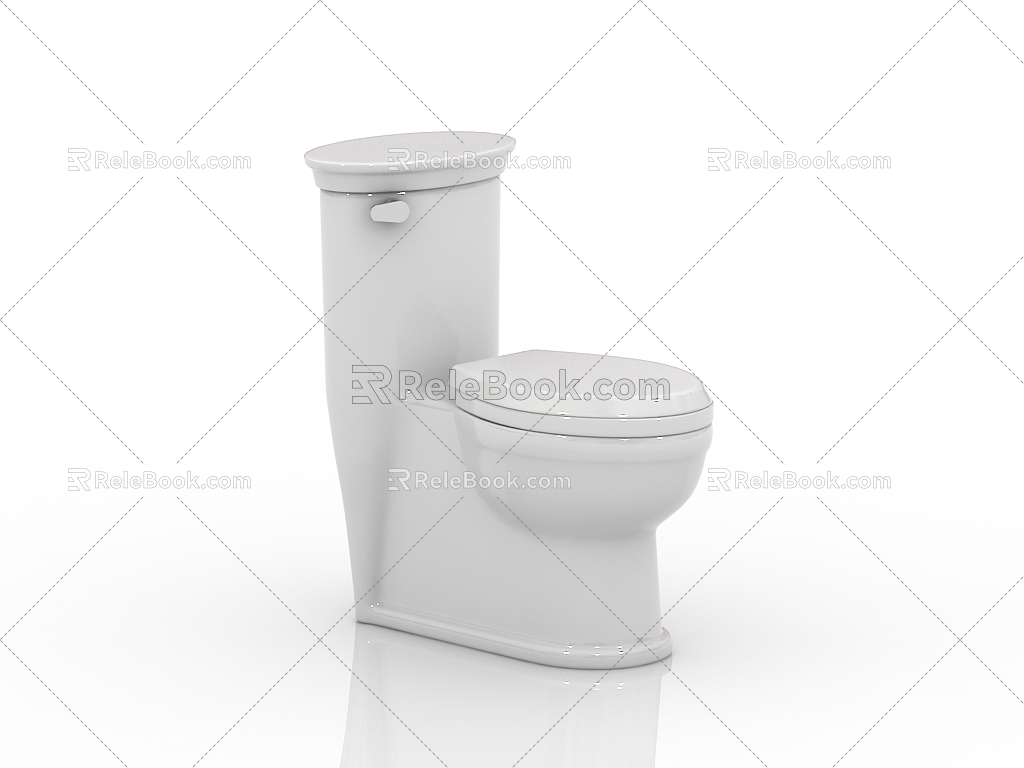 Modern Bathroom Supplies Toilet Smart Toilet Toilet 3d model