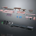 Stylish Outdoor Tables with Various Designs Matching Chairs and Furniture Sets