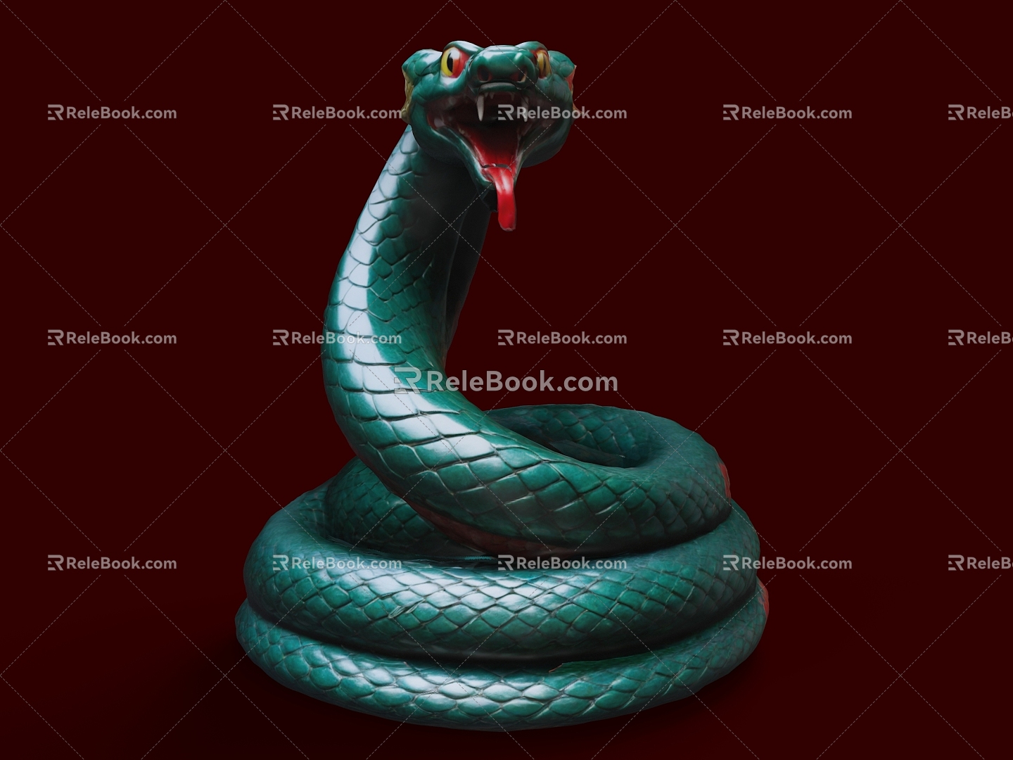 Year of the Snake Zodiac Snake Horoscope Traditional Customs Zodiac Snake Traditional Culture Historical Allusions Myths and Legends Lucky Symbols Memorial or Ornaments Folklore 3d model