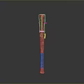 Sci-fi Hammer Sci-fi Stick Mace Sci-fi Weapon Ancient Weapon Hammer Cold Weapon Medieval Item 3d model
