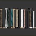 Columns Stone Columns Stone Columns Old Columns Roman Columns Roman Columns Classical Columns Greek Columns 3d model