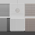 Six Different Stylish Window Blinds in Modern Designs and Various Colors