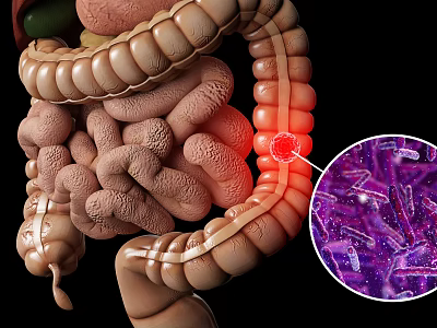 Advanced Medical Device For Intestinal 3D Imaging And Gut Bacteria Detection 3d model