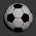 Classic Black And White Soccer Ball As Essential Sports Equipment