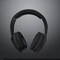 Black Over Ear Headphones Electronic Audio Device With Comfortable Design And Modern Look