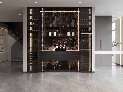 Wine Cabinet 3d model