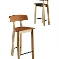 Modern Bar Chair 3d model