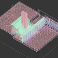 Construction Process of Binding Bottom Steel Bars in Foundation Structure