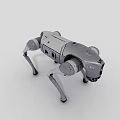 Advanced Four Legged Robotic Dog With Camera And Sensor Design