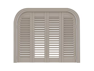Modern Blinds Rounded Blinds 3d model