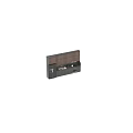 Modern Kitchen Cabinets With Dark Wood And Black Design Sink Stove And Refrigerator