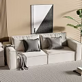 Double sofa 3d model