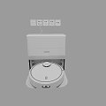 Smart Robotic Vacuum Cleaner Daily Electrical Appliance With Charging Dock 3d model