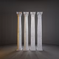 Roman Column Corinthian Column 3d model