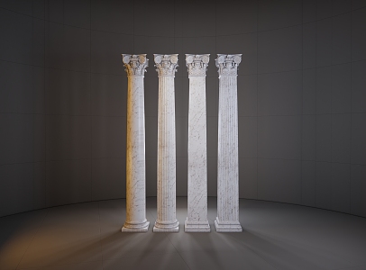 Roman Column Corinthian Column 3d model