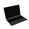 Sleek Navy Blue Slim Laptop With Modern Design And Full Keyboard High Performance Profile