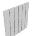White Textured Long Strip Building Components For Interior Wall Decoration