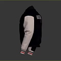 Navy Blue Casual Jacket With Cream Sleeves And Ferrari Monza Patches For Daily Wear