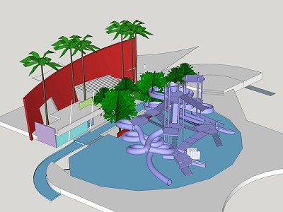 Children's amusement facilities model