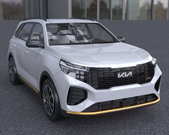 Hyundai Motor Kia Smart Run Car 3d model