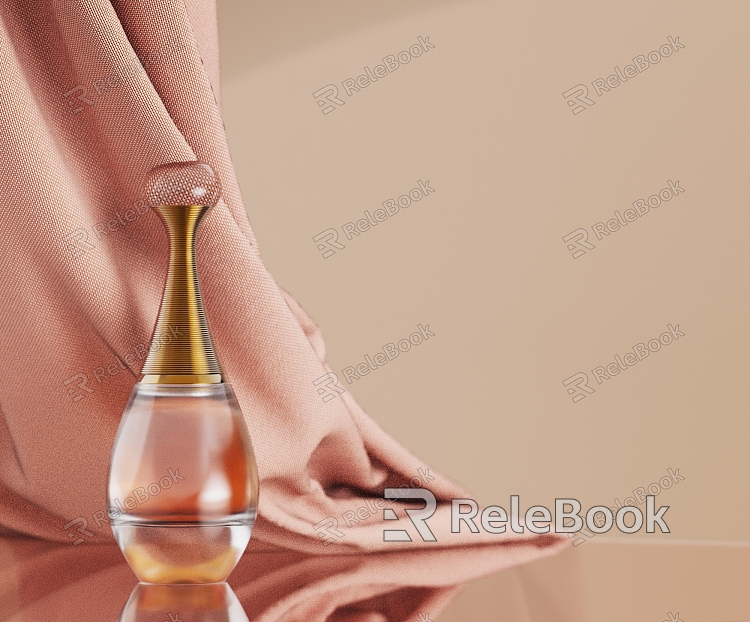 Modern perfume perfume bottle model