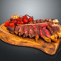 Lamb Chops Grilled Lamb Chops Bone Meat Bone Spareribs Chinese Food Traditional Food Chinese Food 3d model