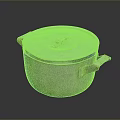 Vintage Enamel Cooking Pot With Lid And Two Side Handles
