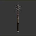 Sci-fi Hammer Sci-fi Stick Mace Sci-fi Weapon Ancient Weapon Hammer Cold Weapon Medieval Item 3d model