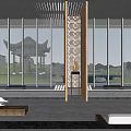 Elegant Pergola Design Featuring Large Glass Windows Traditional Decor And Seating Area