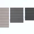 Window Blinds with Three Colors Light Gray Dark Gray and Black 3d model