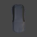Mysterious Covered Car With Full Body Black Cloth Covering Vehicle Exterior