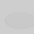 White Circular Decorative Component With Central Dot And Geometric Patterns