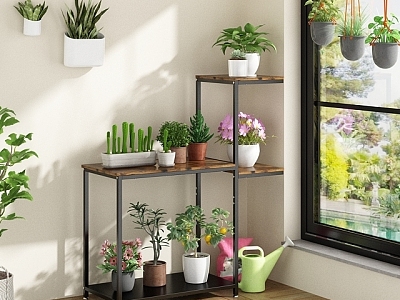 Flower Rack Storage Rack Potted Plant Balcony model