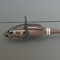 Military Helicopter With Dual Rotor Blades Dark Gray Fuselage And Side Windows