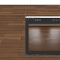 Modern Wood Flooring 3d model