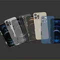 Latest Smartphones With Multiple Color Options Rear Camera Modules Displayed In Modern Arrangement