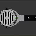 Modern Wireless Headphones With Metallic Design And Illuminated Black Ear Cups