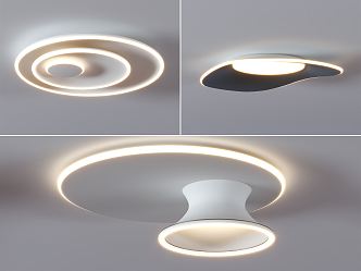 modern ceiling lamp 3d model