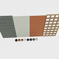 Modern Decorative Room Partitions With Geometric Patterns And Colorful Textured Panels