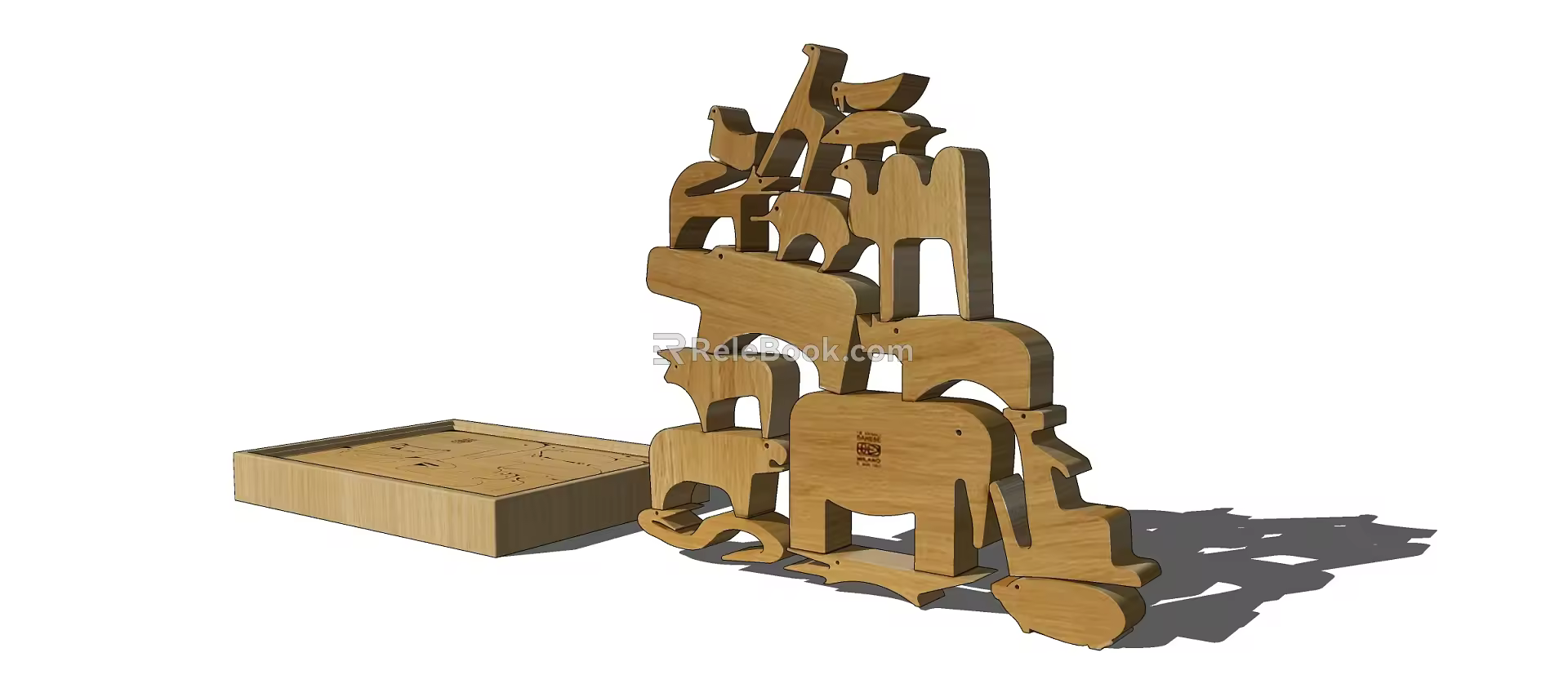 Modern Building Blocks Animal Building Blocks 3d model