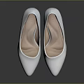 White Pointed Toe High Heels Stylish Women's Footwear For Elegant Occasions