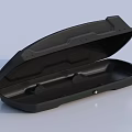 Black Open Protective Case With Foam Lining And Secure Interior Storage Design